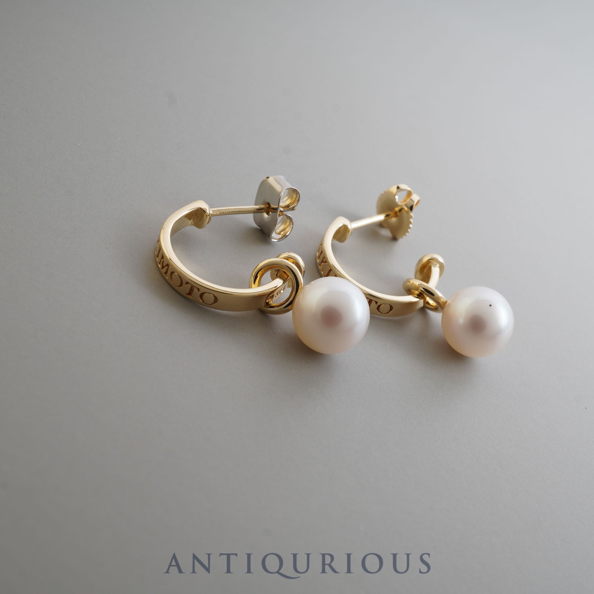 MIKIMOTO EARRINGS PEARL 2WAY