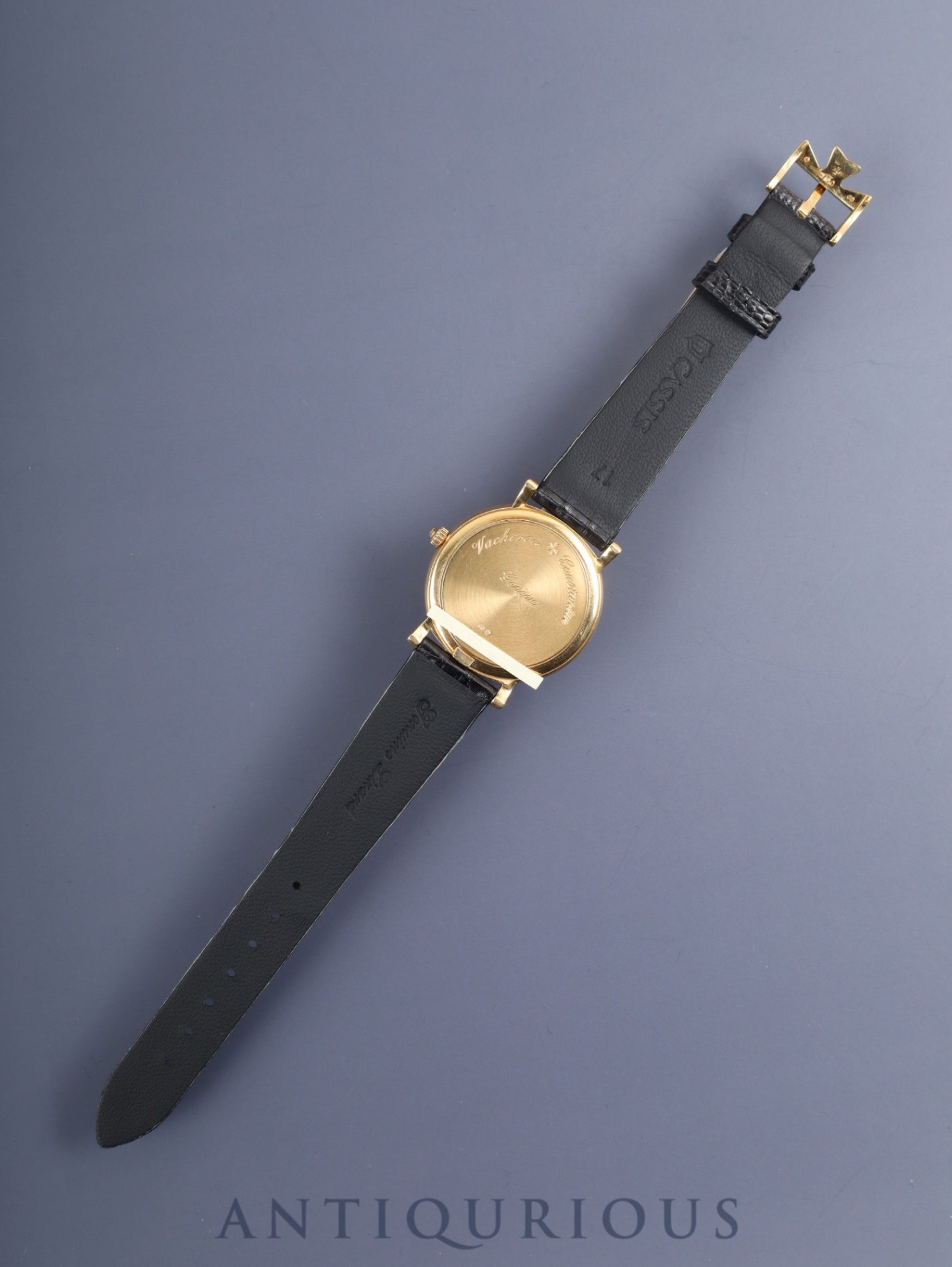 Vacheron Constantin Lille 92060 / 000J-4 Manual Winding Caliber 1014/2 750 Leather Strap with Genuine Buckle (750) Silver Roman Dial Case Warranty Card Overhauled