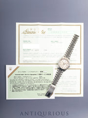 ロレックス デイトジャスト 16234 自動巻き Cal.3135 SS/WG SS シルバー文字盤 U番（1997年） 保証書（1999年） 国際サービス保証書（2008年）オーバーホール済み