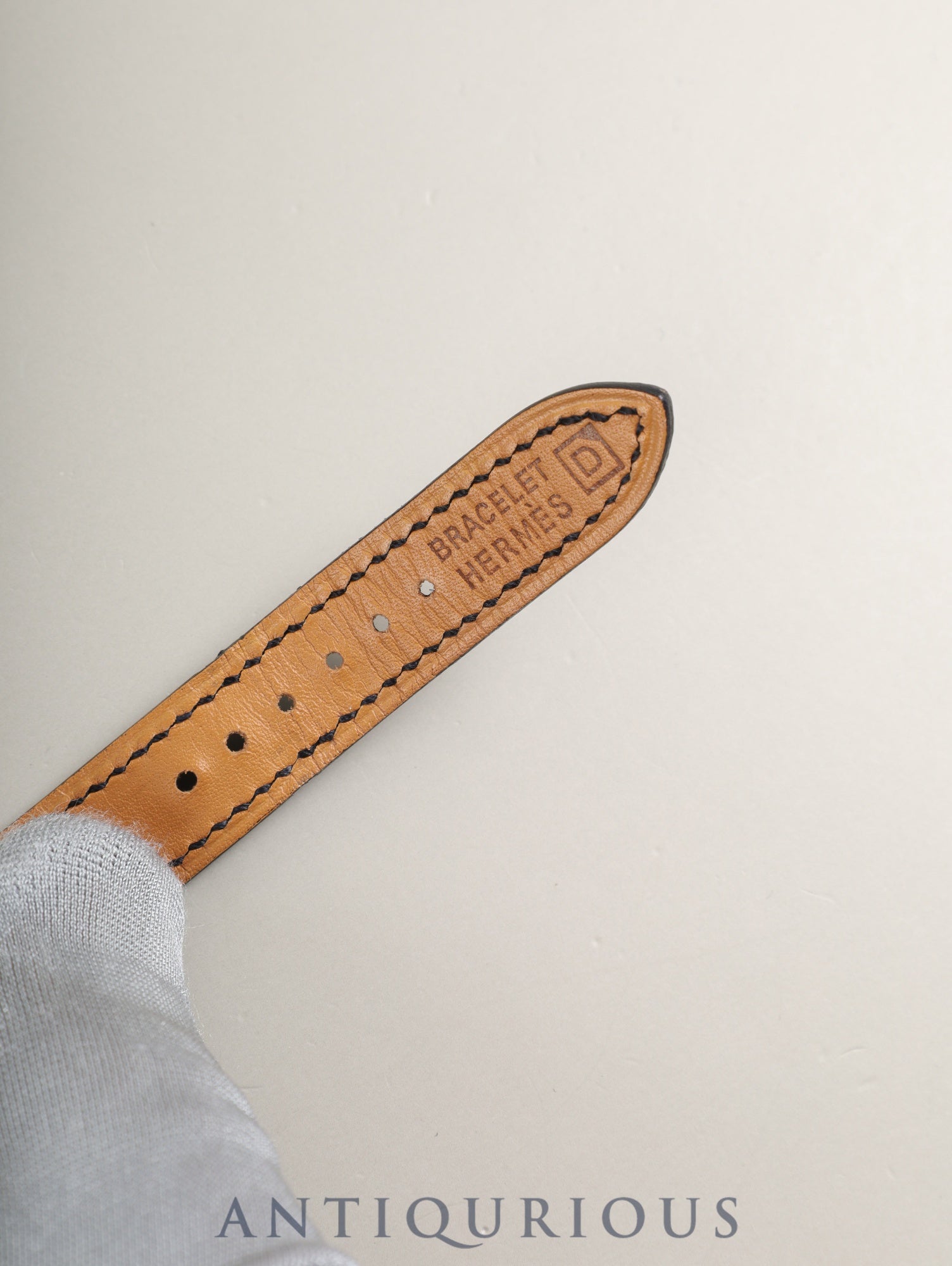 エルメス エスパス ES1.210 クォーツ Cal.989.431 SS 純正レザーベルト（□D刻印：2000年）純正バックル（SS）ブラック文字盤 箱 冊子 保証書（2000年） オーバーホール済み