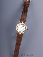 Cartier Must Vendome VLC LM W1009754 / 1861 Quartz Cal.690 SV925 Leather Genuine Pin Buckle (GP) Arabic Dial (SWISS) Overhauled