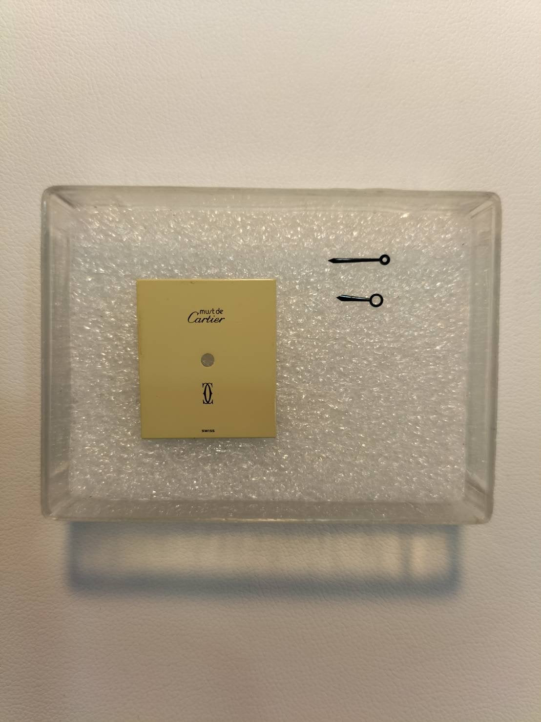 カルティエ マストタンク LM 6 手巻き Cal.78-1 SV925 革 純正ピンバックル（GP）アイボリー文字盤（SWISS表記）オーバーホール済み 新品仕上げ済み