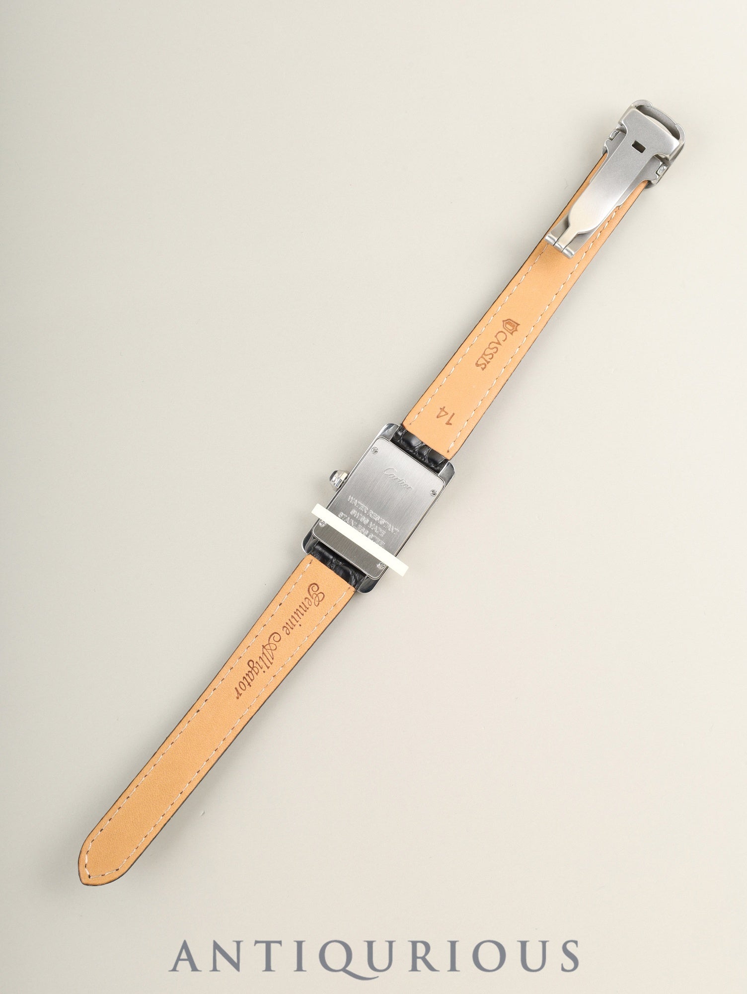 Cartier Tank Américaine SM WSTA0016 / 4274 Quartz Cal.157 SS Leather Original buckle (SS) Silver Roman dial (SWISS MADE) Warranty (2020) Overhauled