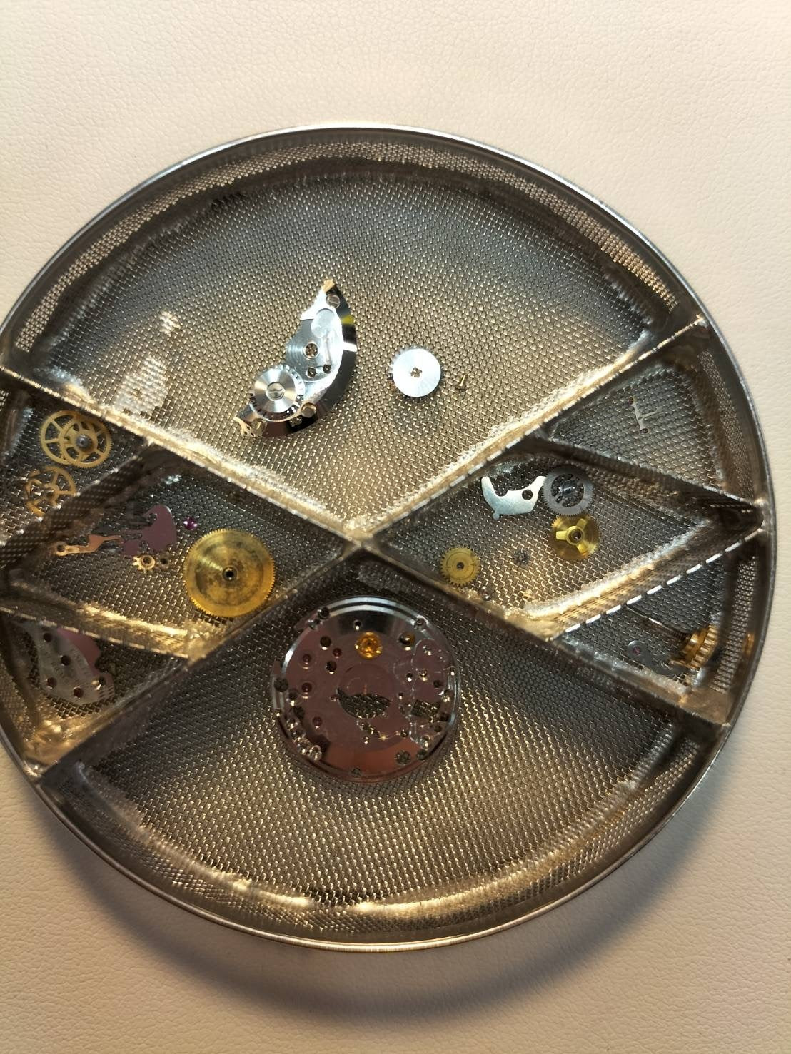 カルティエ マストタンク LM 手巻き Cal.78-1 SV925 革 純正尾錠（GP） ボルドー文字盤 ガーネットダイアル オーバーホール済み