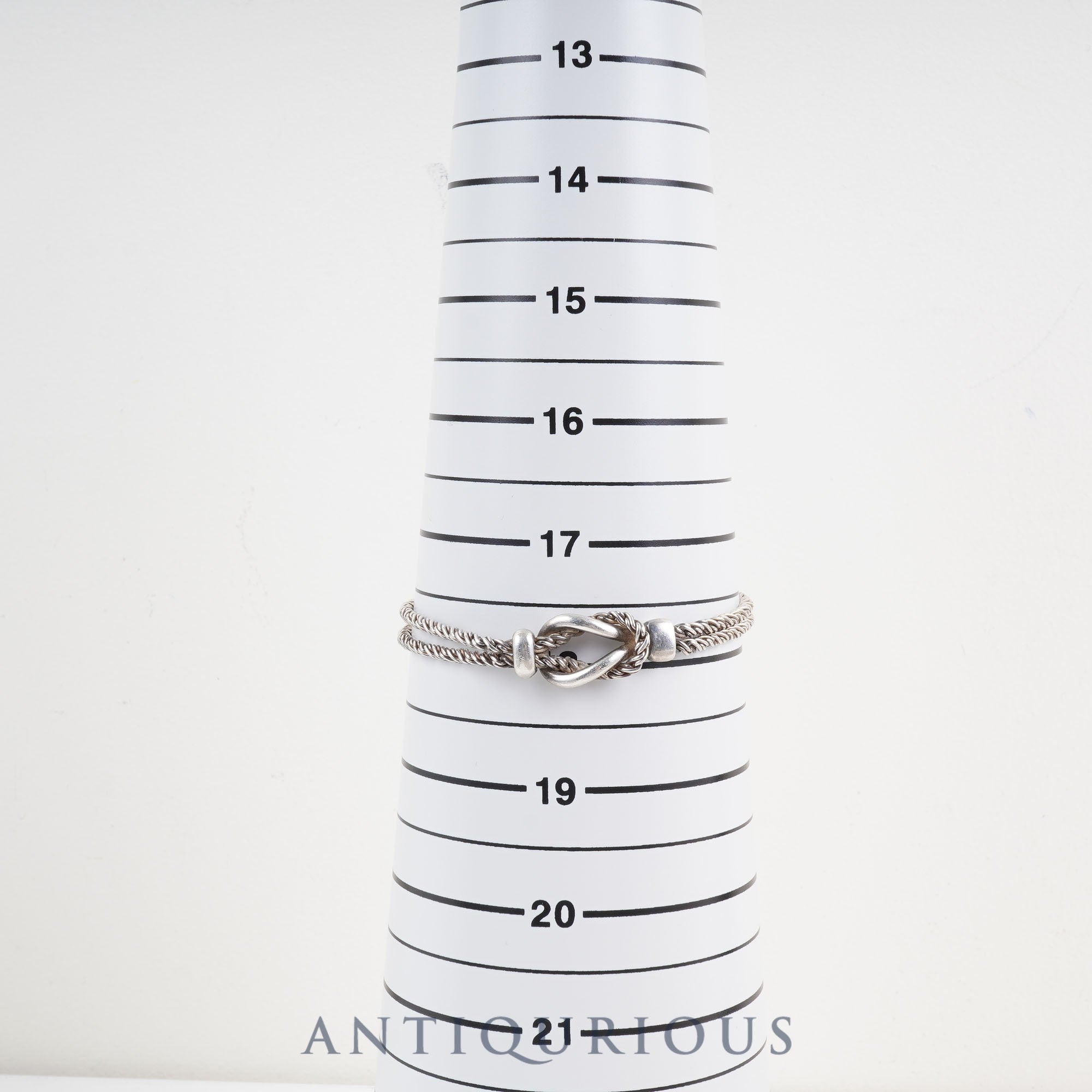 ティファニー ブレスレット センターノットダブルロープ スターリングシルバー