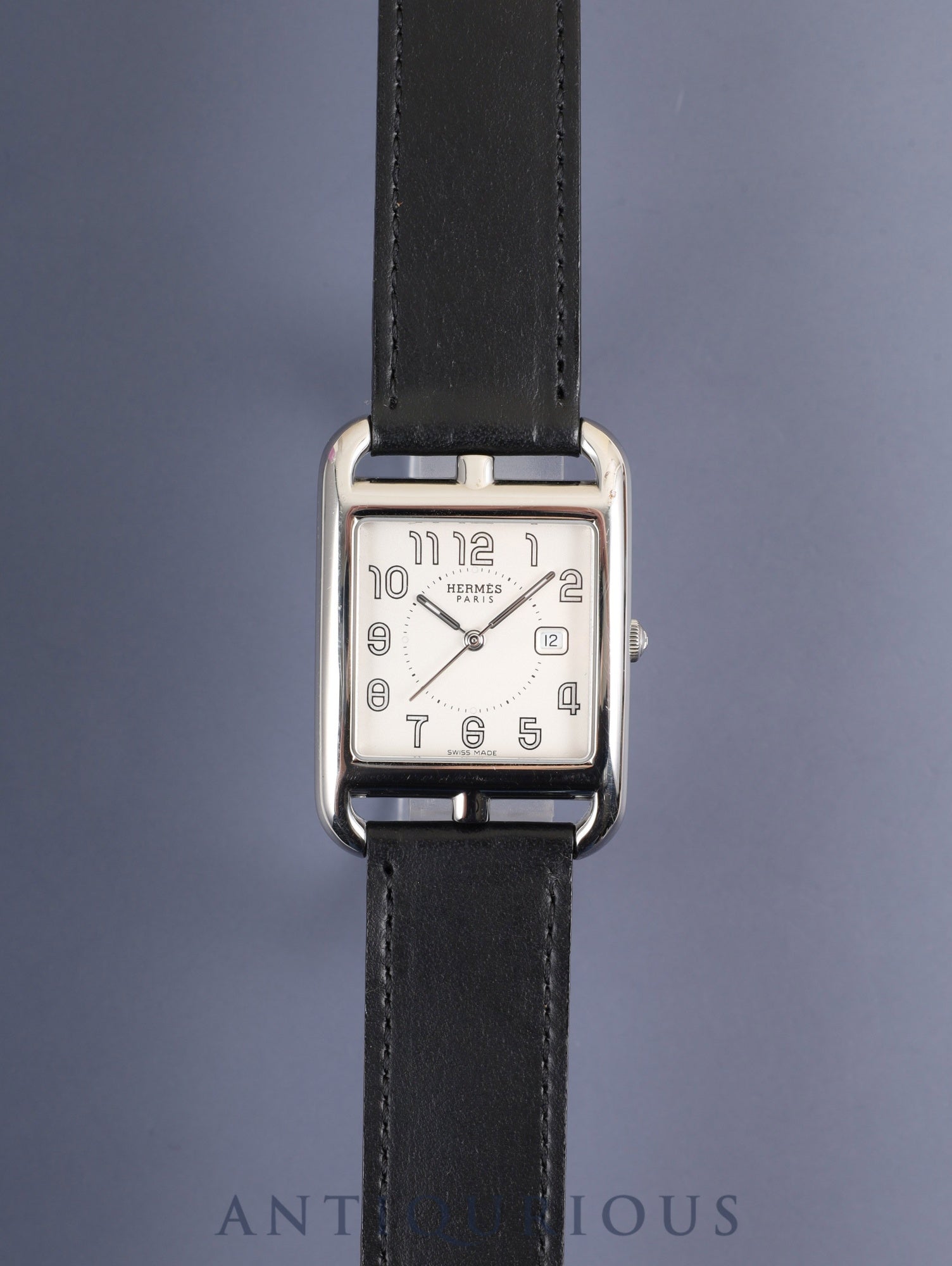 エルメス ケープコッド CC2.710 クォーツ Cal.- SS 革 純正尾錠（SS