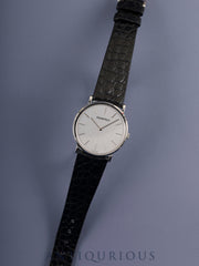 オーデマ・ピゲ エクストラフラット 4791BC.0.0002 手巻き Cal.2080 750WG 純正革ベルト 純正尾錠（750WG） シルバー文字盤 タグ オーバーホール済み