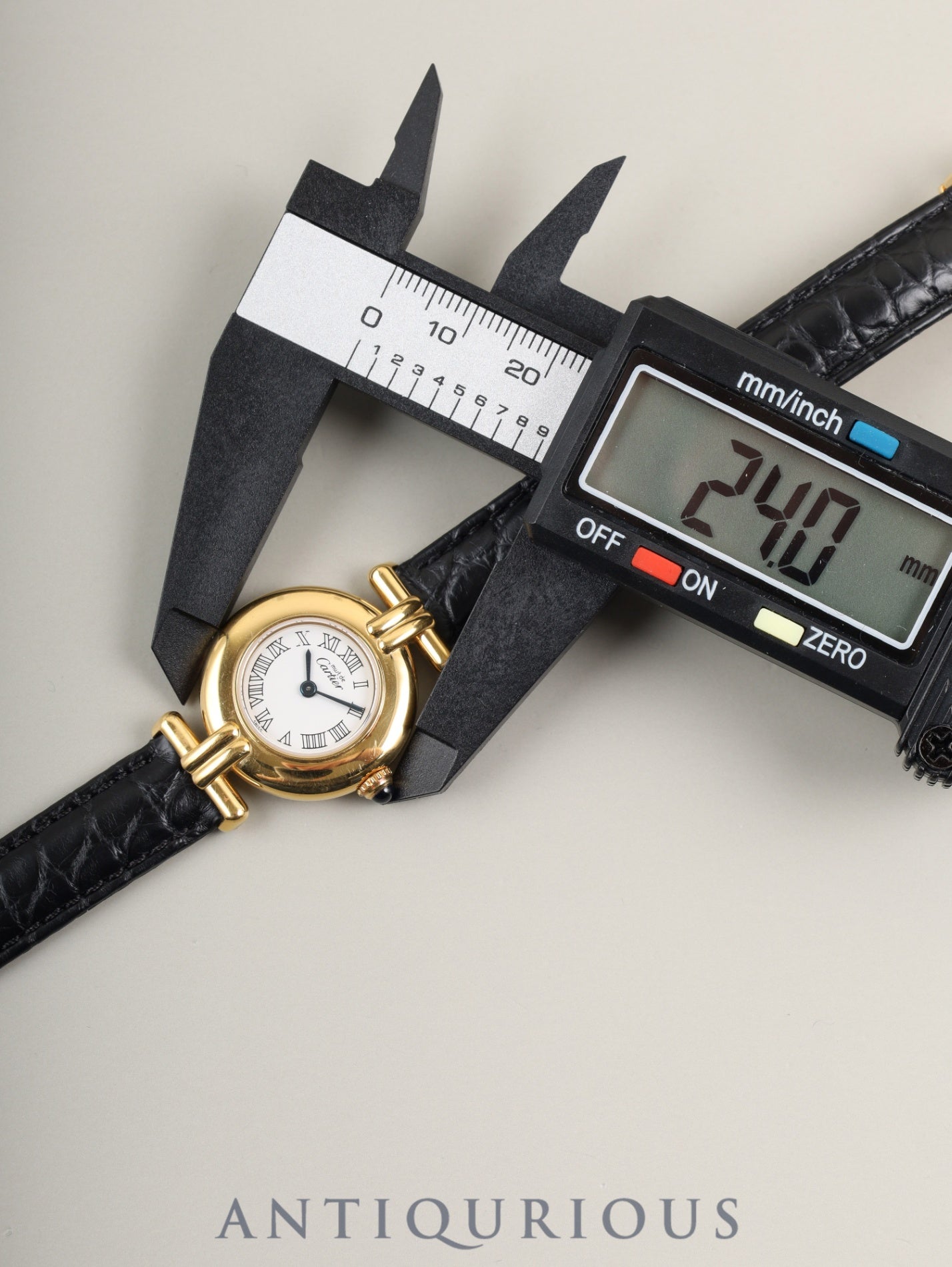 カルティエ マストコリゼ W1011554 / 2414 クォーツ Cal.157 SV925 革