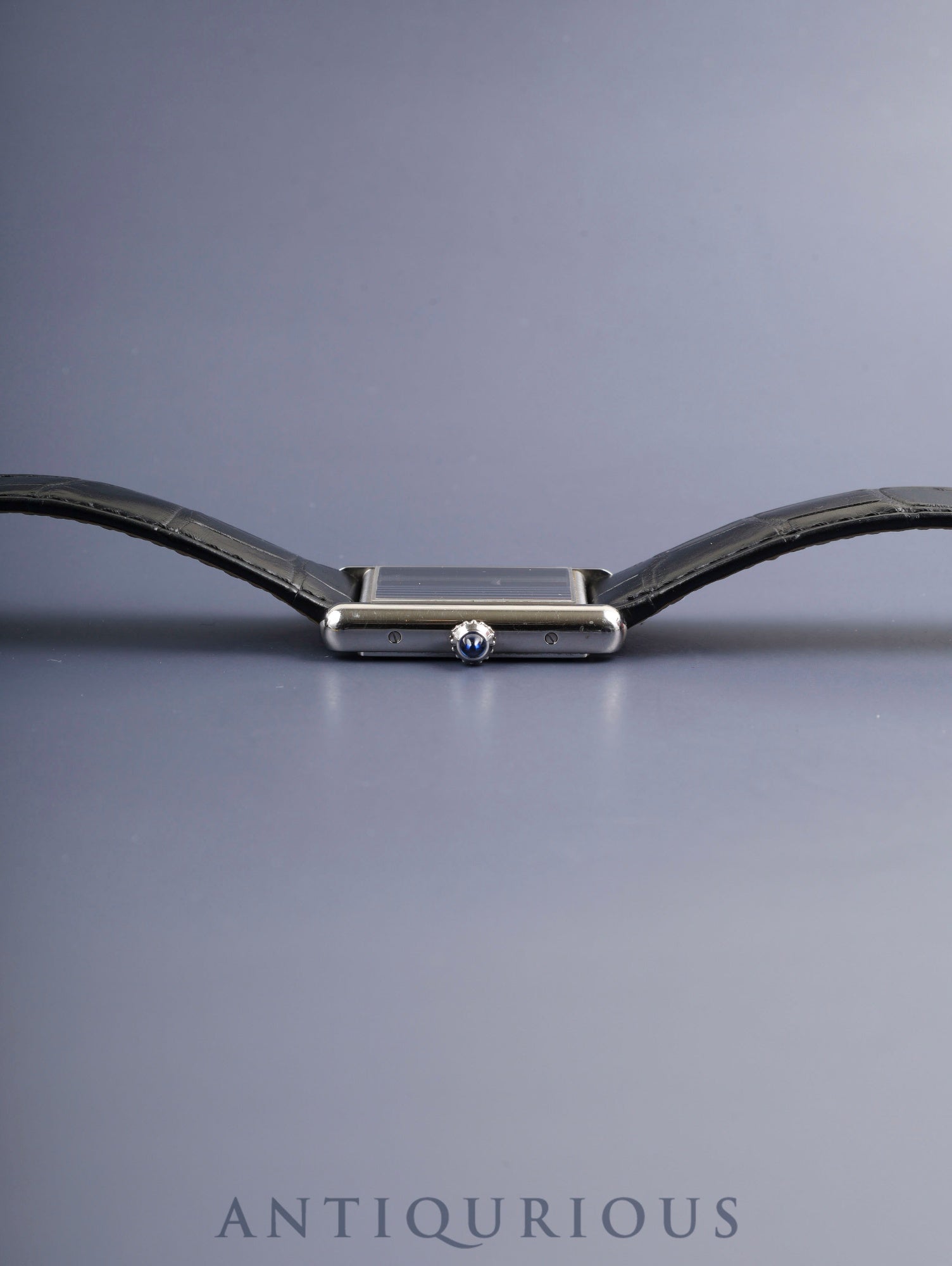 カルティエ タンクマスト LM WSTA0072 / 4323 クォーツ Cal.- SS 純正革ベルト 純正ピンバックル（SS）ブラック文字盤（SWISS MADE表記） 箱 保証書（2024年）