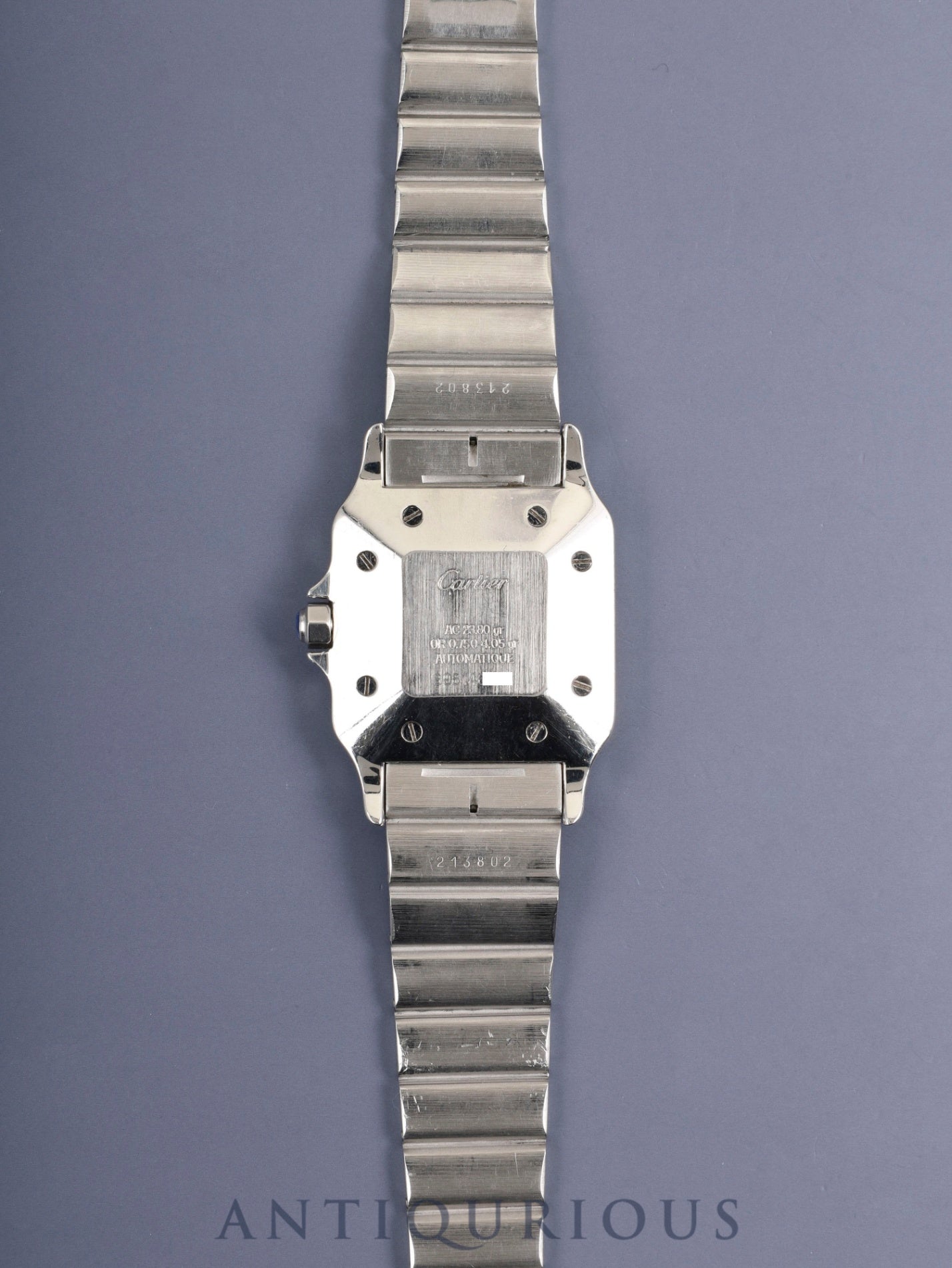 カルティエ サントス カレ LM 81036288 / 2961 自動巻き Cal.077（ETA2671）SS/YG SS/YG ホワイトローマン文字盤 オーバーホール済み