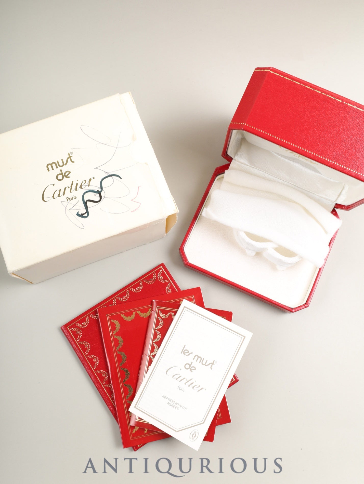 カルティエ マスト ヴァンドーム VLC SM W1005354 / 590004  クォーツ Cal.90 SV925 革 純正Dバックル（GP）オパラン文字盤 箱 冊子 保証書（1995年） オーバーホール済み