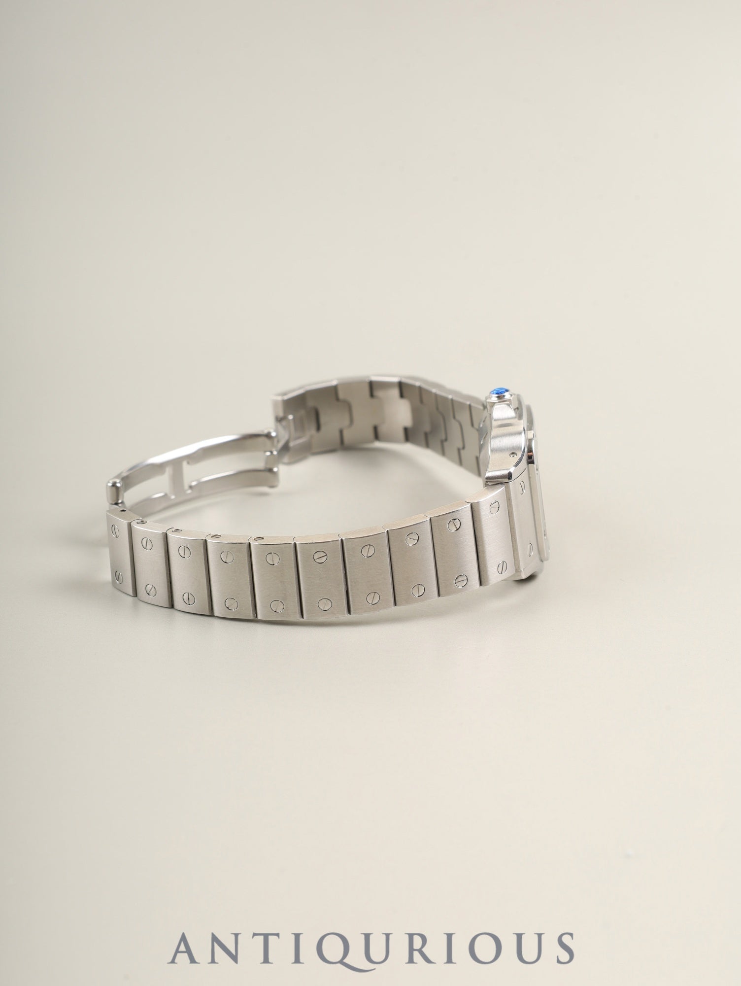 カルティエ サントス ガルベ SM W20054D6 / 2423 自動巻き Cal.ETA2671 SS SS シルバーギョーシェローマン文字盤（SWISS MADE表記） 箱 冊子 保証書（2003年）オーバーホール済み